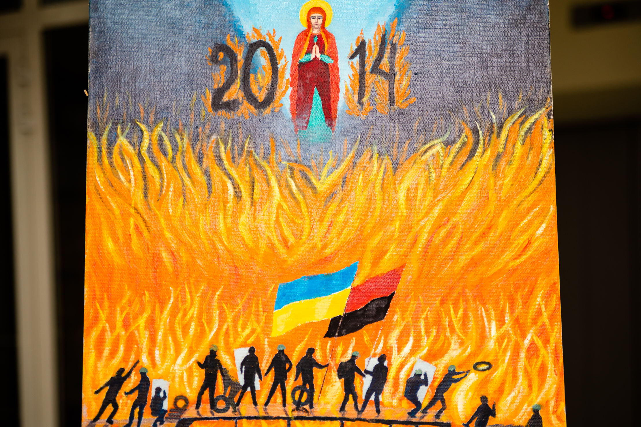 Картина художника Станіслава Брукса про криваві події 2014