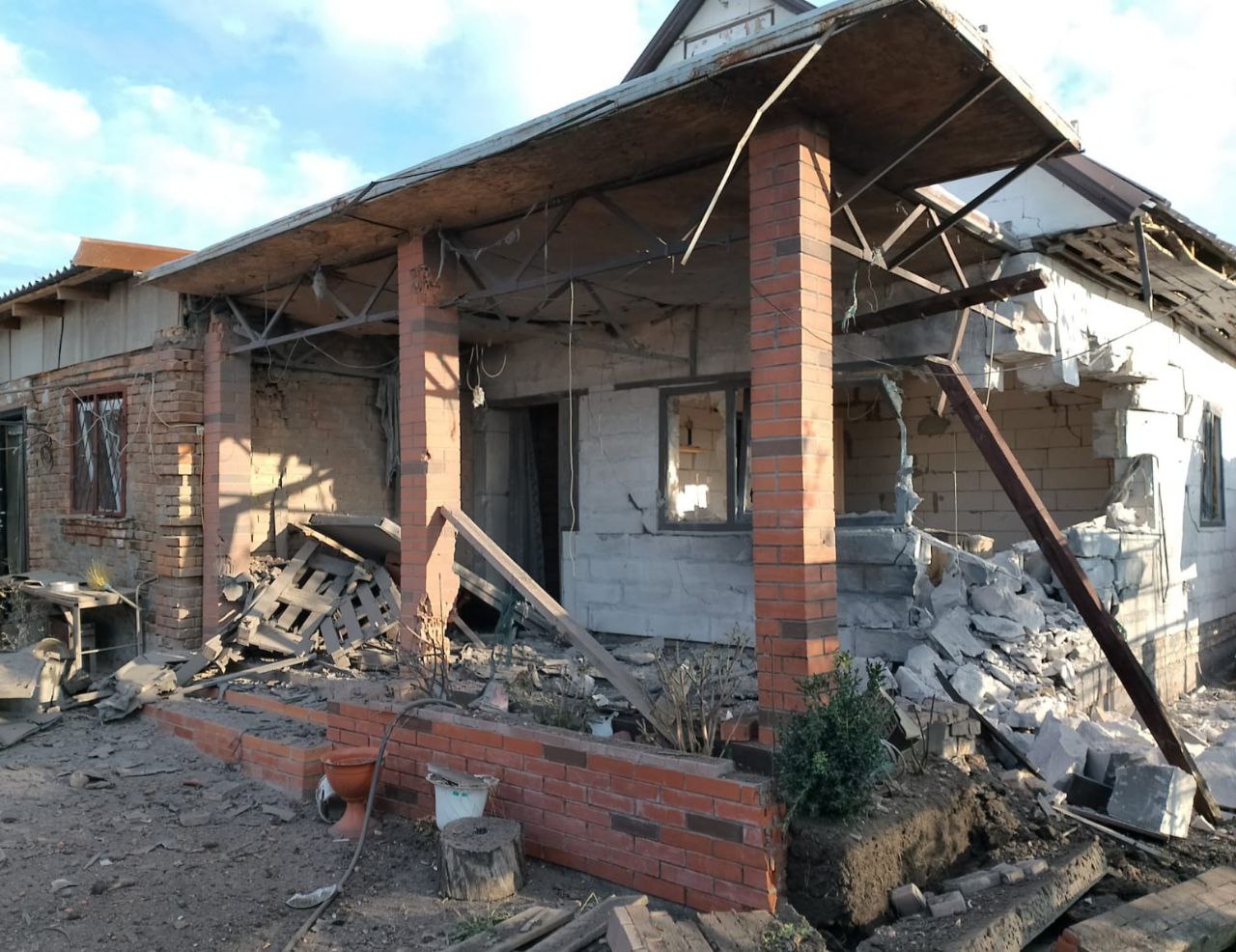 Пошкоджені будинки