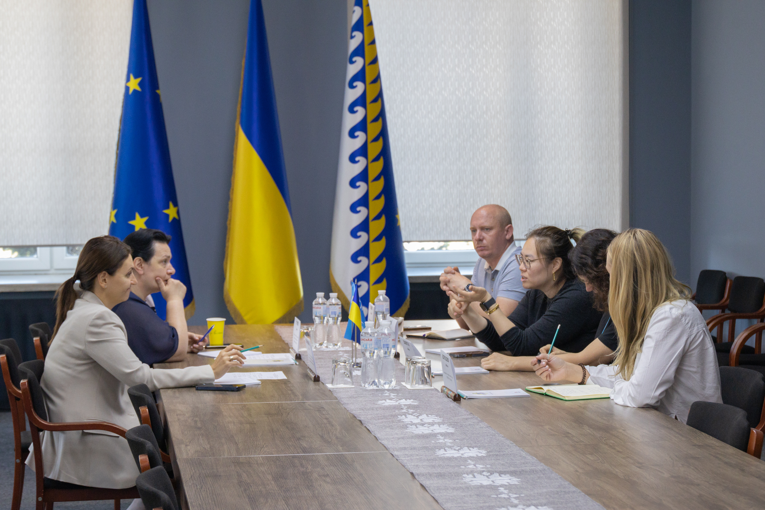 Делегація разом з застпуником очільника області обговорили реалізацію проєктів