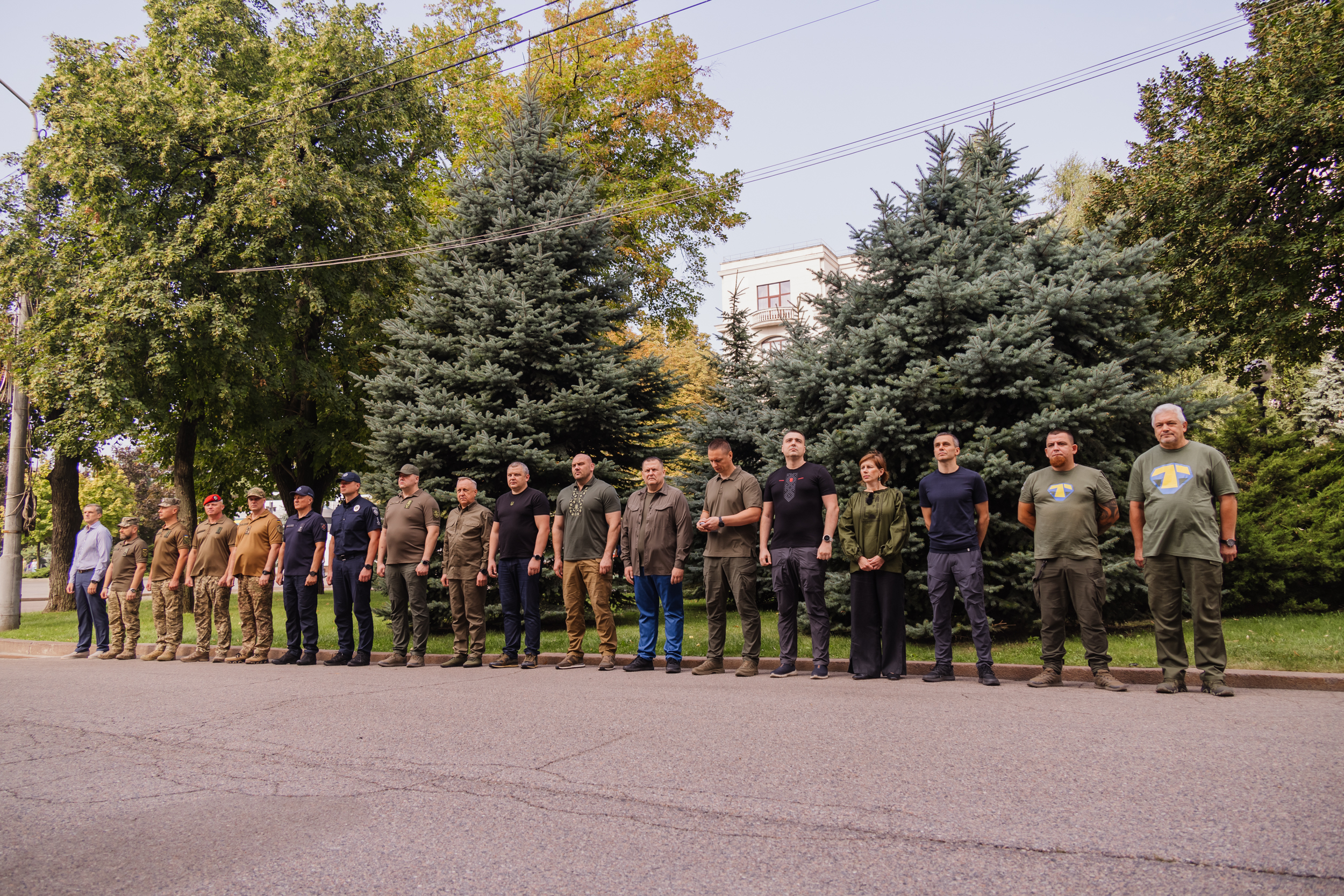Загальне фото учасників підняття Прапора 