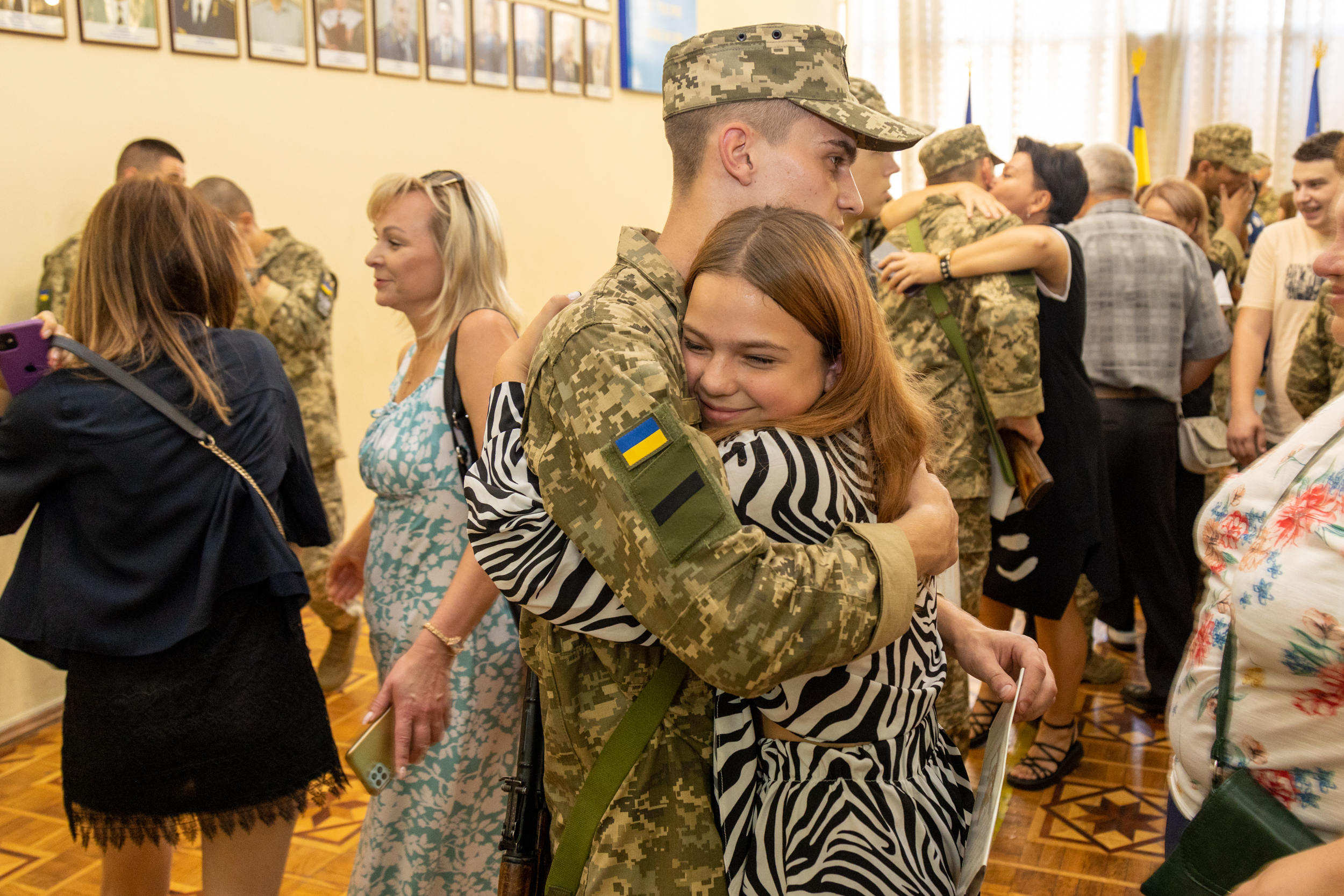 Рідні вітають курсантів