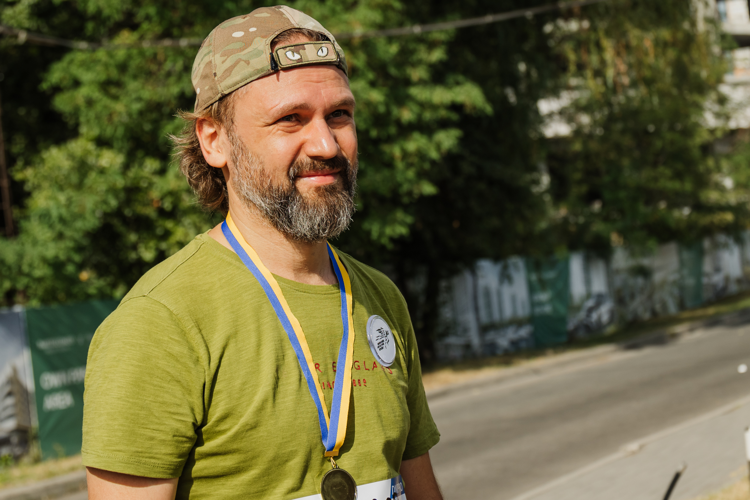 Одним з перших дістався фінішу Андрій.