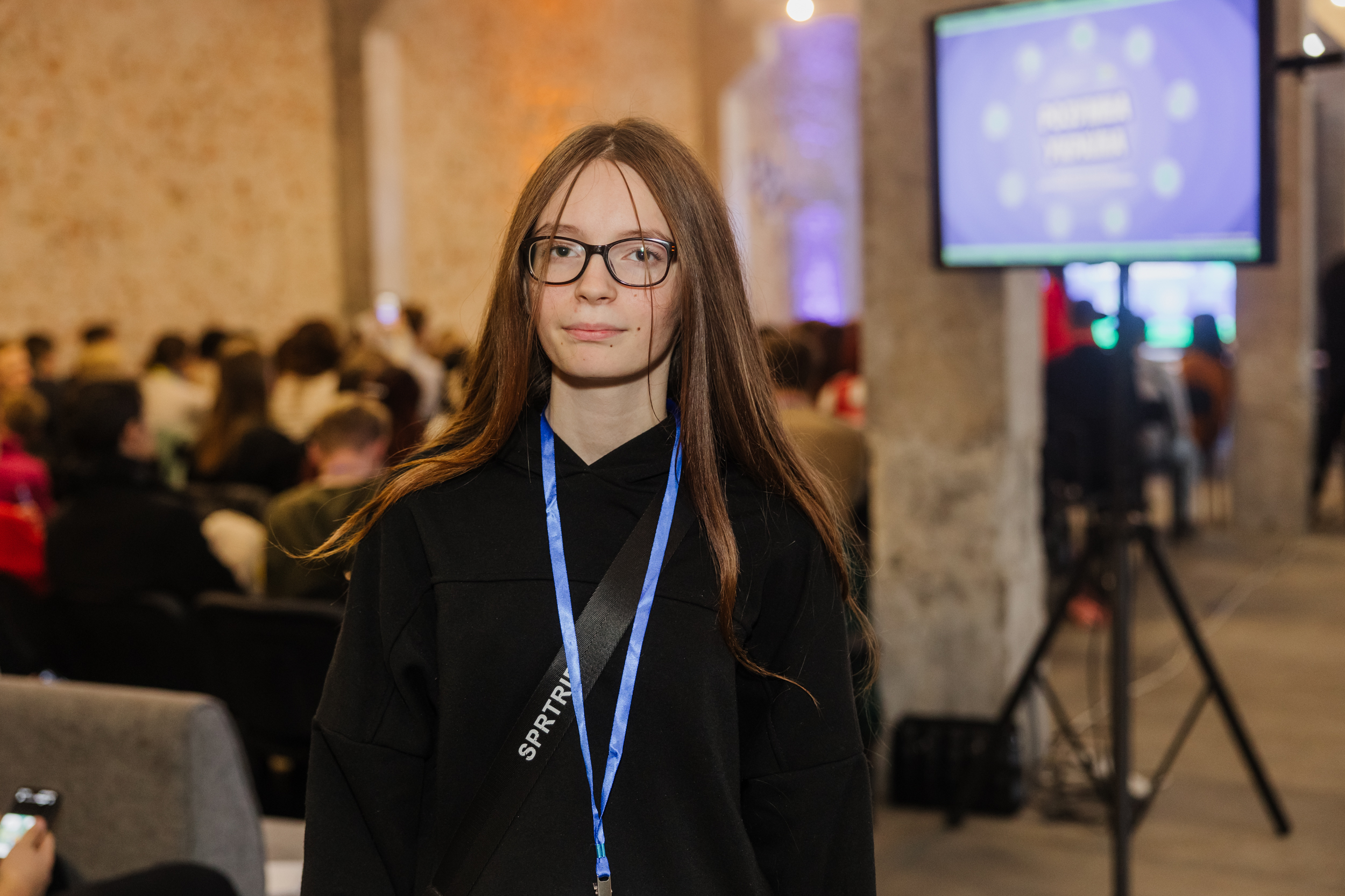 Учасниця інтелектуальної гри Анастасія