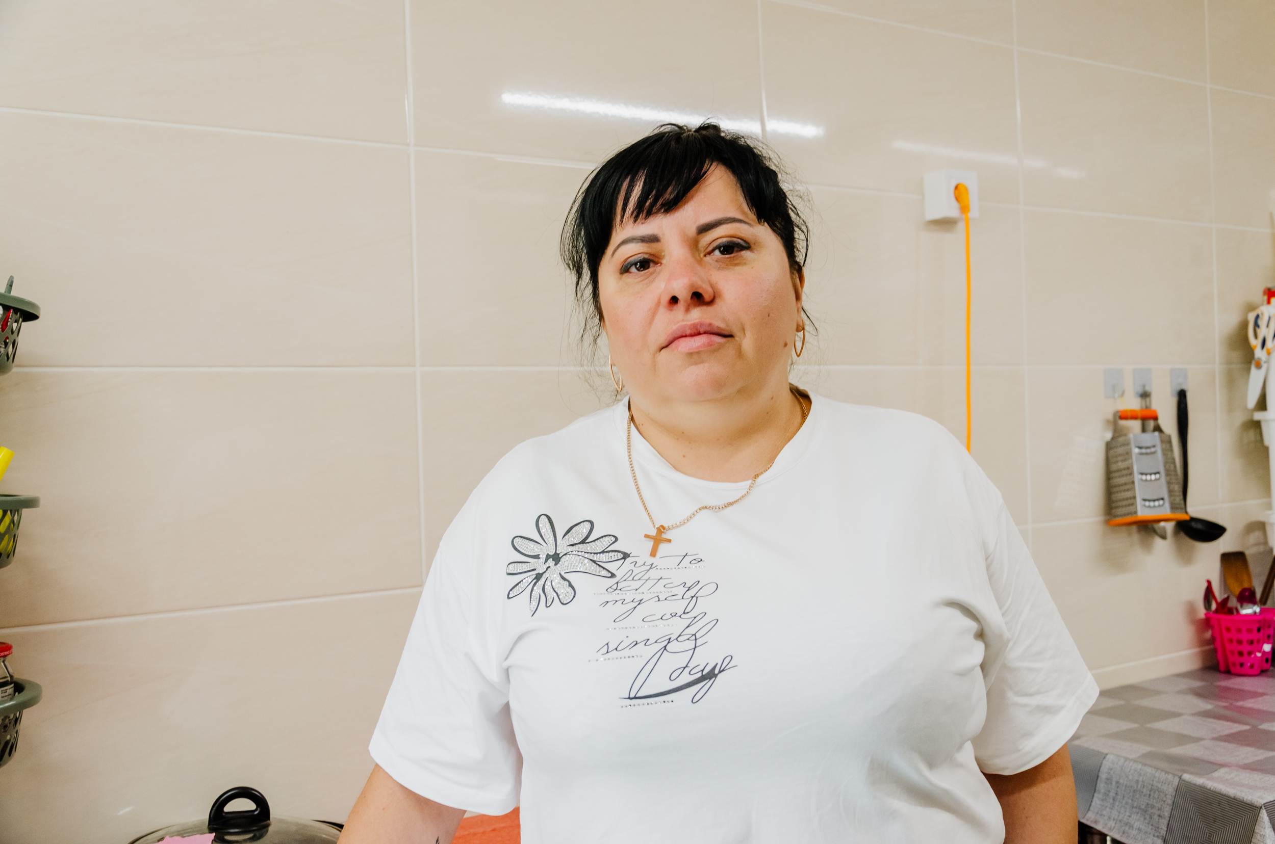 Пані Юлія переселенка з Попасної