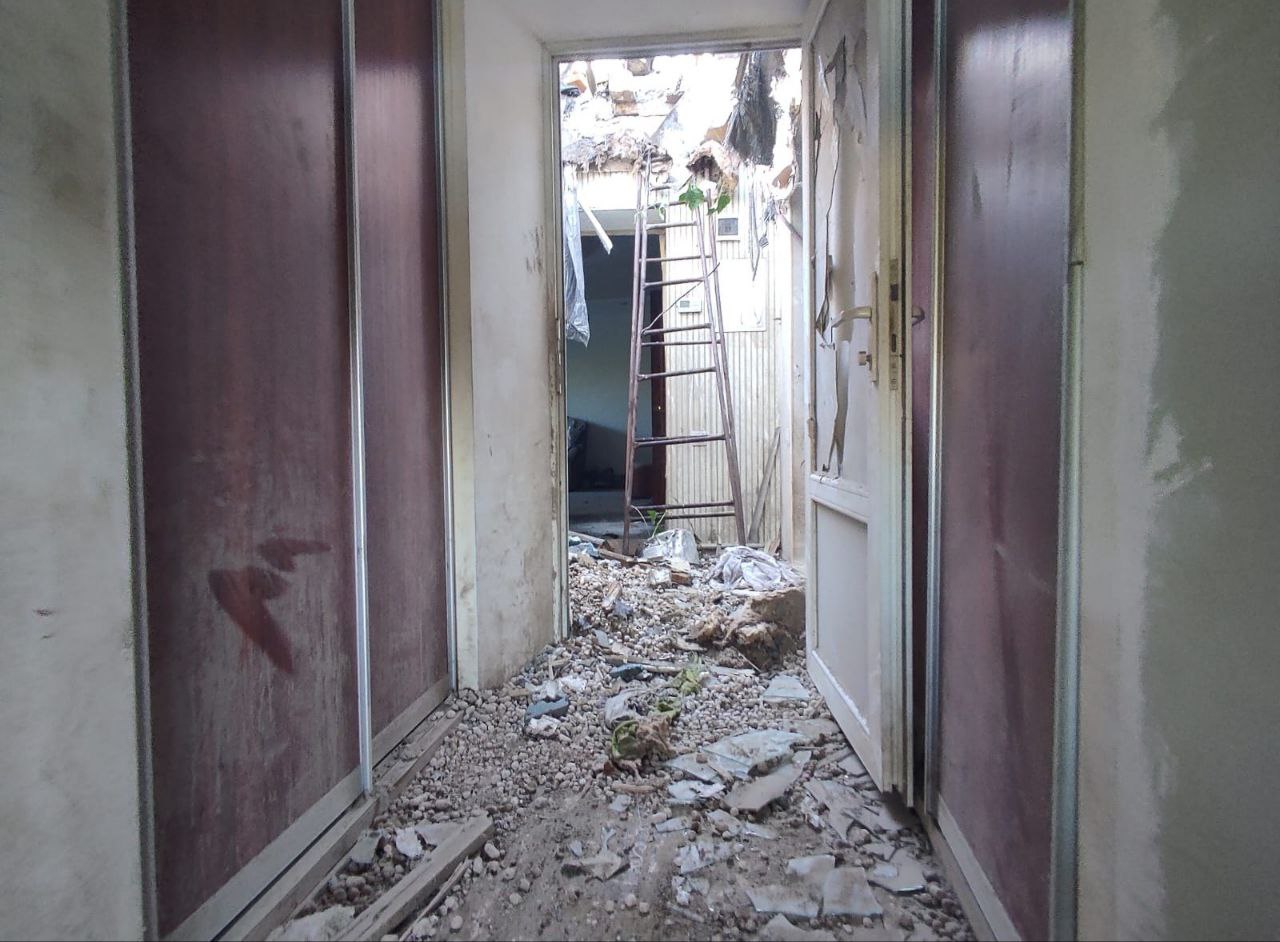 Будинок у Нікопольському районі після атаки російських військ