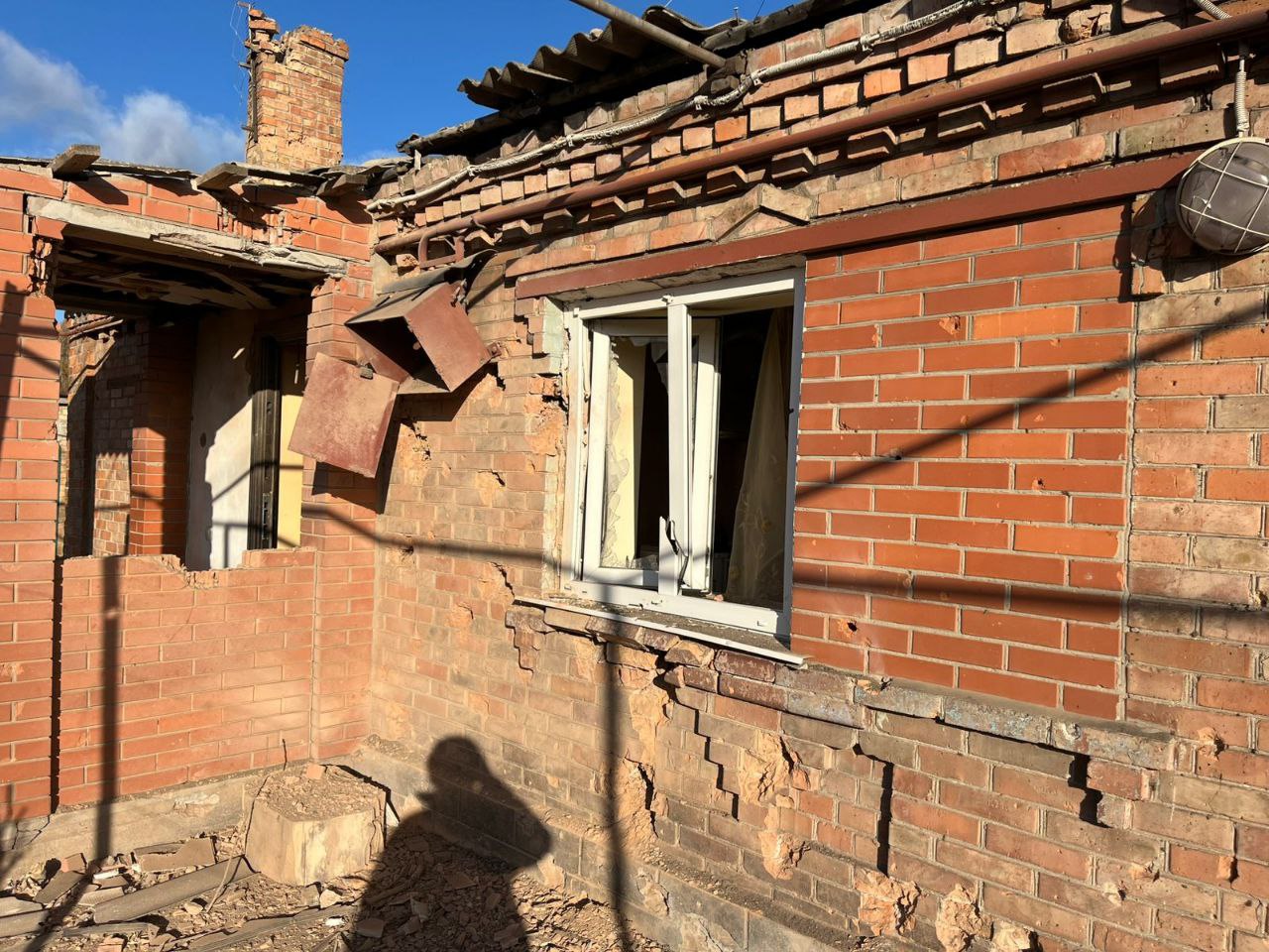 Пошкоджений приватний будинок