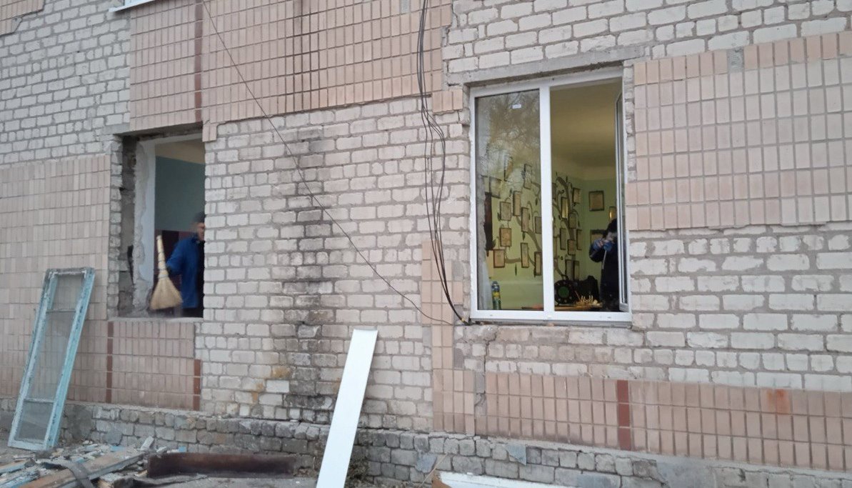 Заміна вікон у Будинку культури