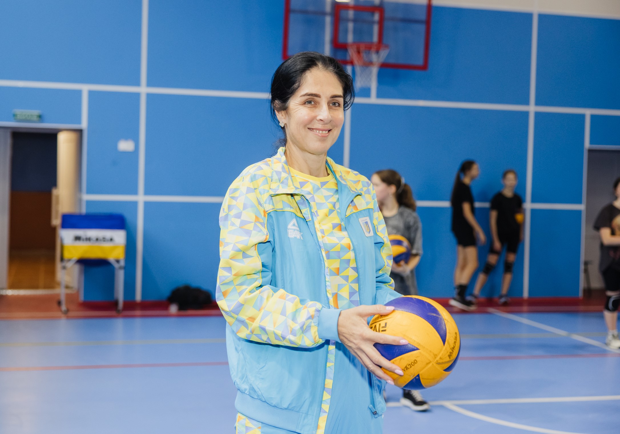 Срібна призерка Олімпіади з академічного веслування, амбасадорка проєкту «Всеукраїнські шкільні ліги пліч-о-пліч» Діна Міфтахутдінова.