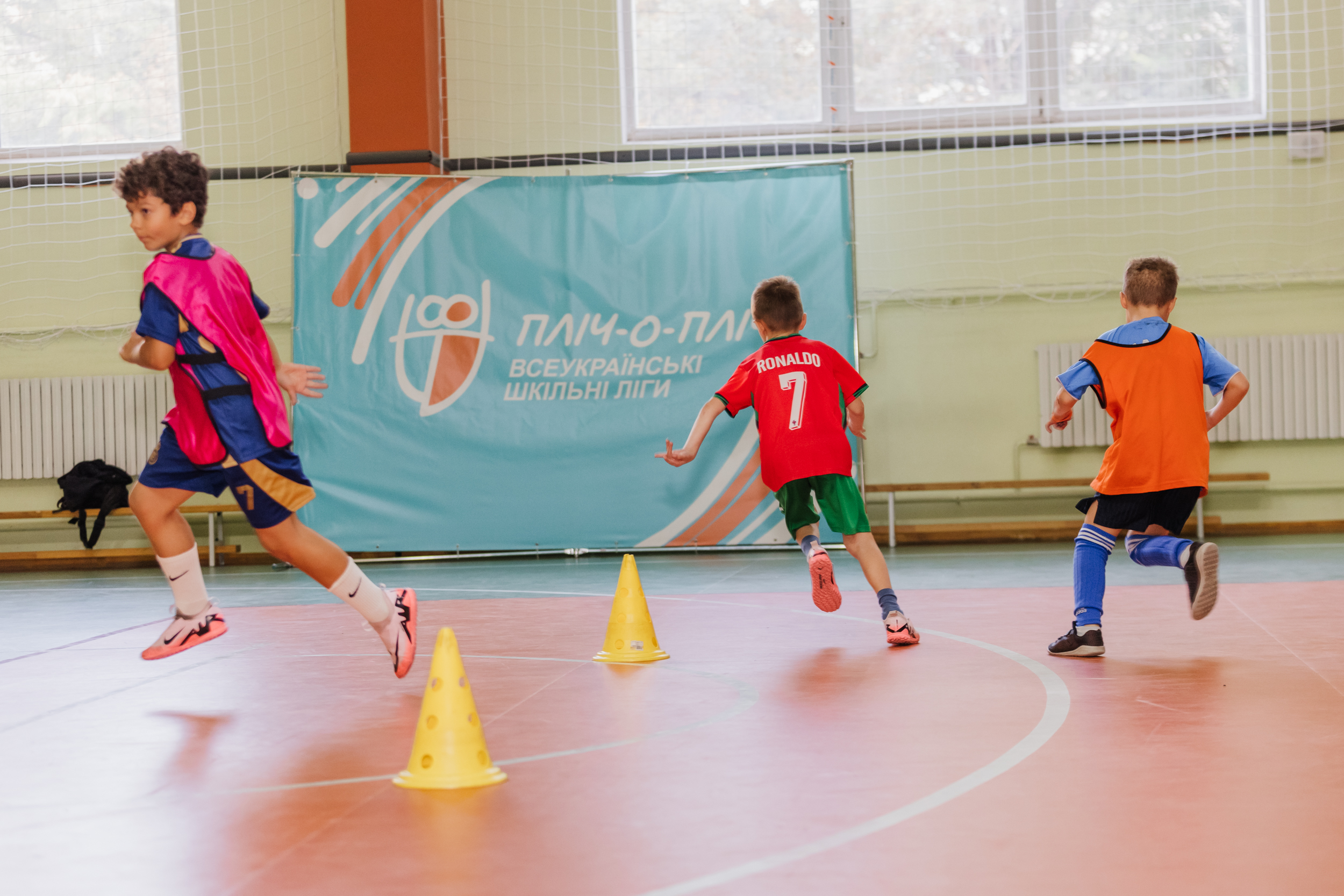 Хлопці під час тренування