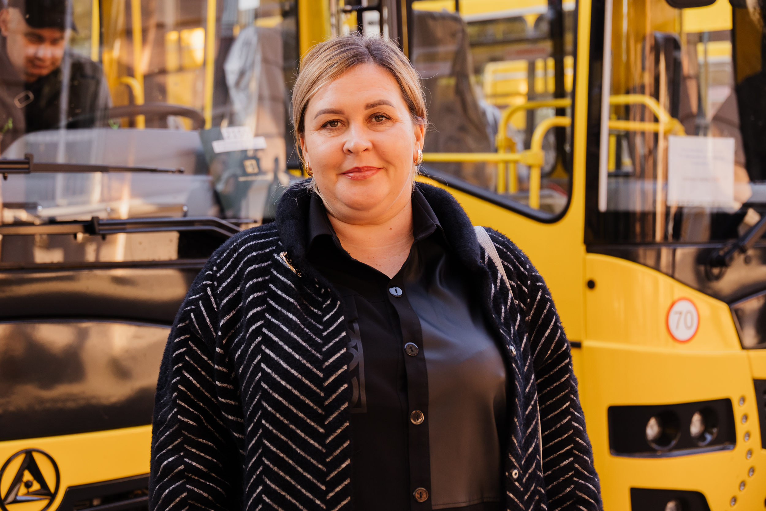 Директорка ліцею з Лозуватської громади пані Марія