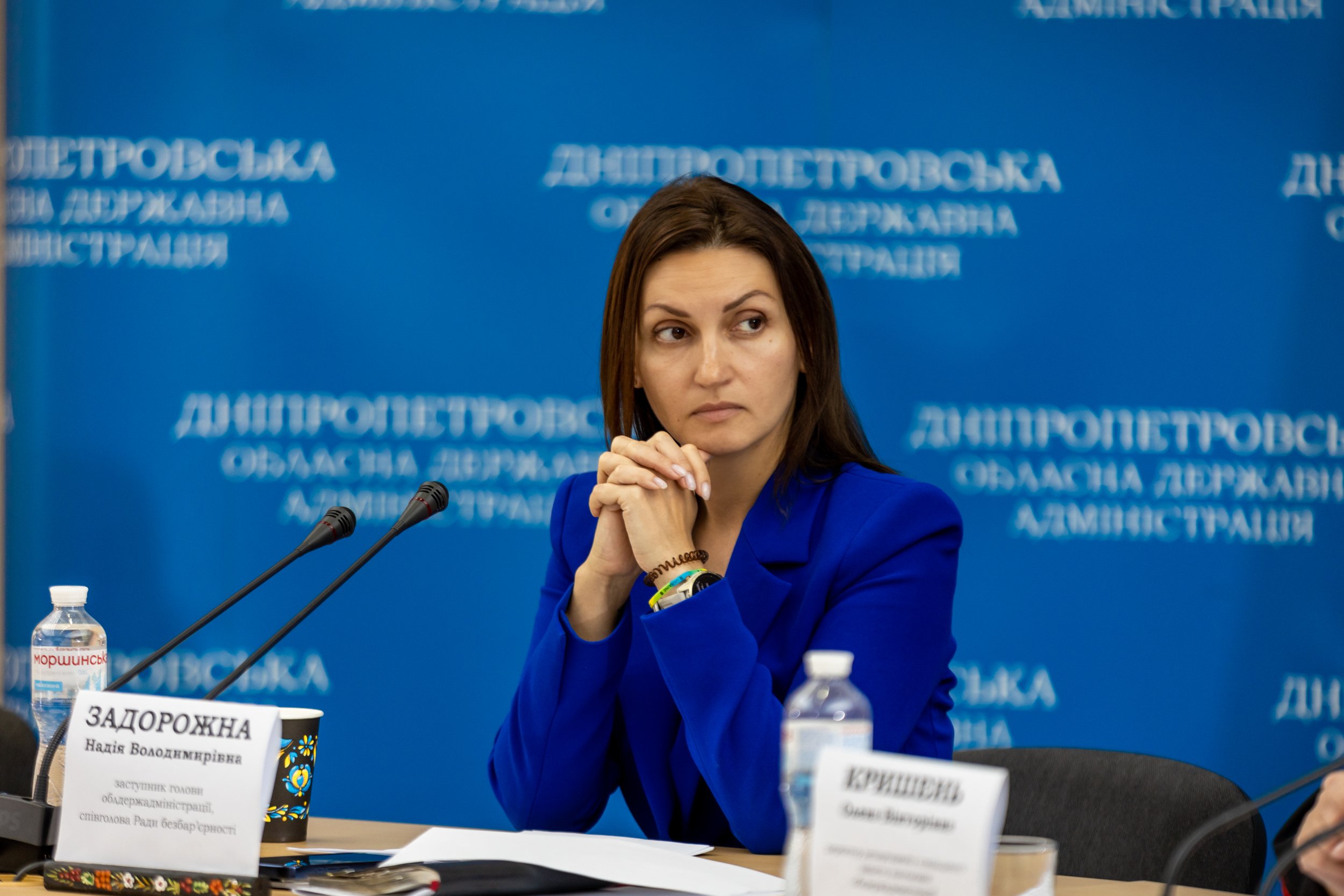 Заступник начальника Дніпропетровської ОВА Надія Задорожна