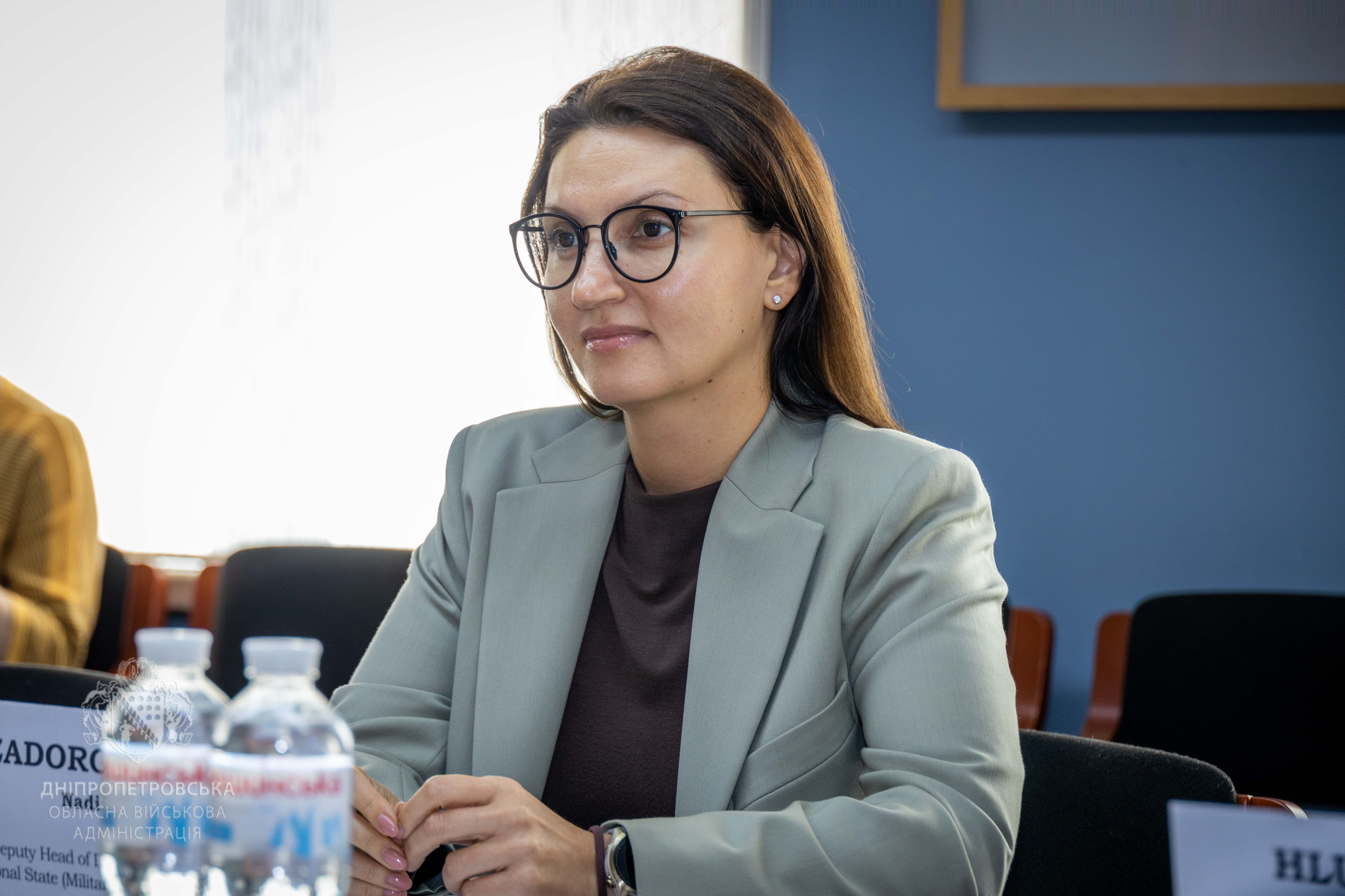 Заступник начальника ОВА Надія Задорожна