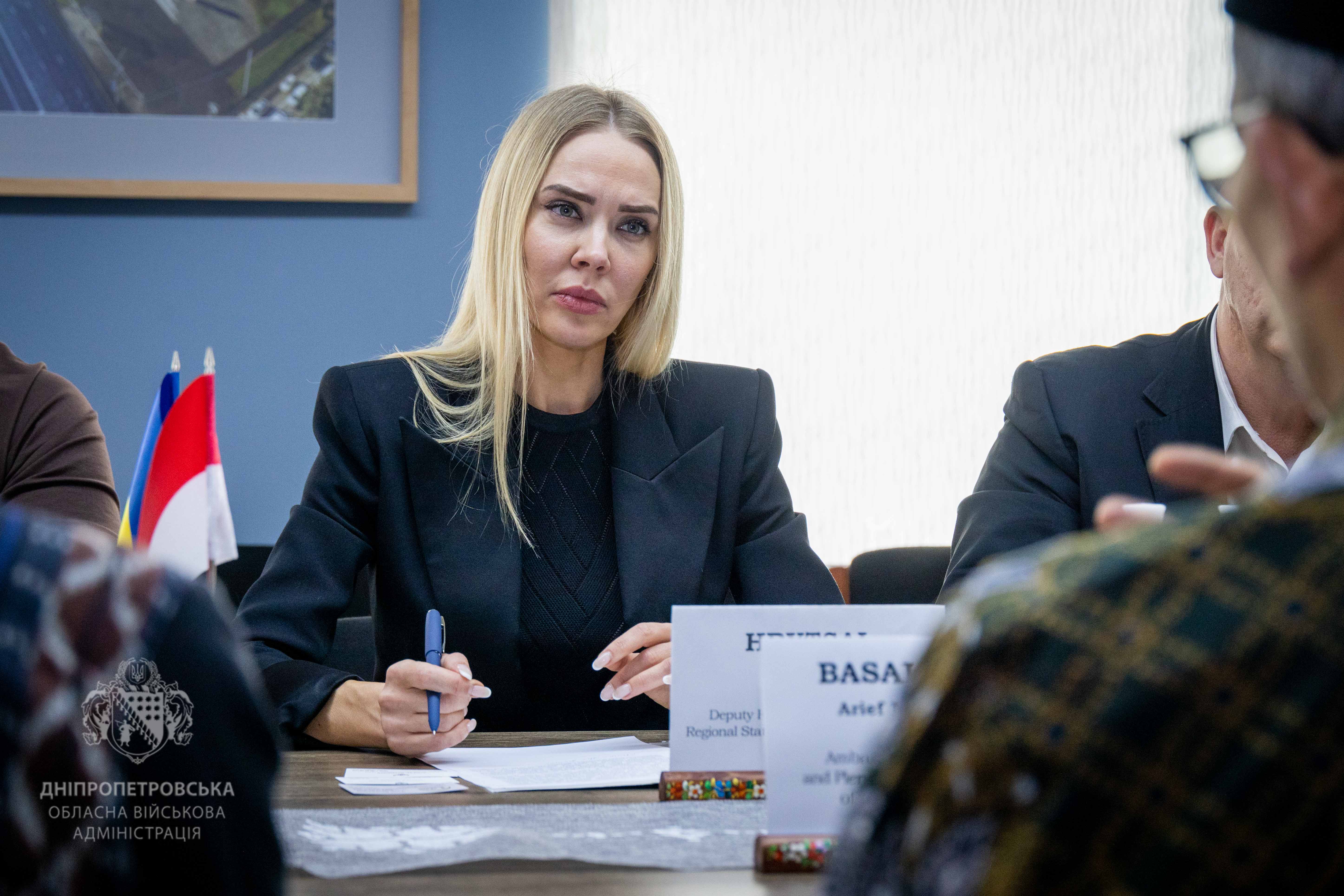 Заступник начальника ОВА Ірина Грицай