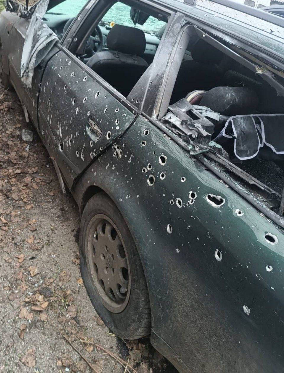 Зрешечена автівка у Нікопольському районі