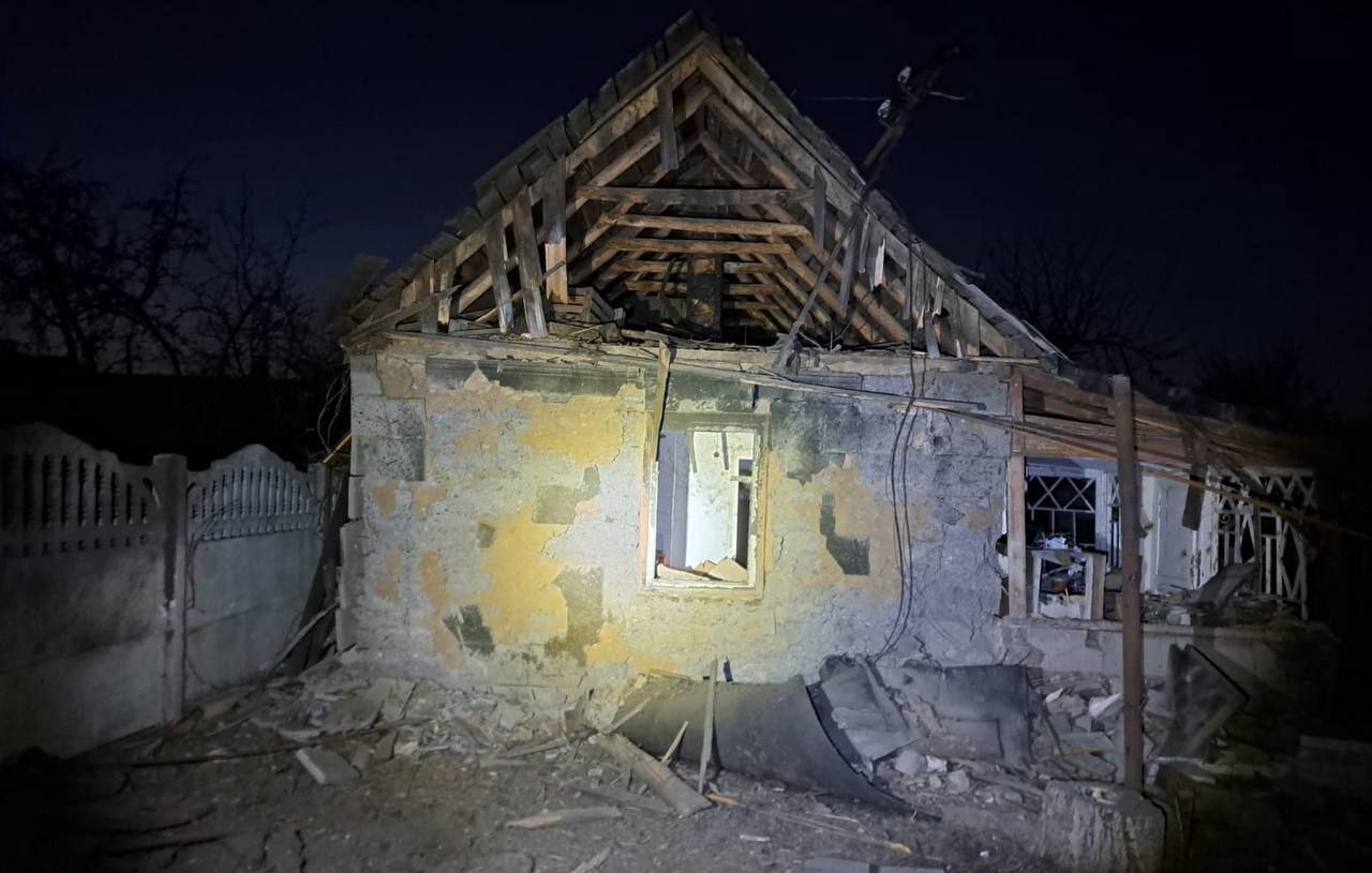 Наслідки ворожого обстрілу Нікопольського району