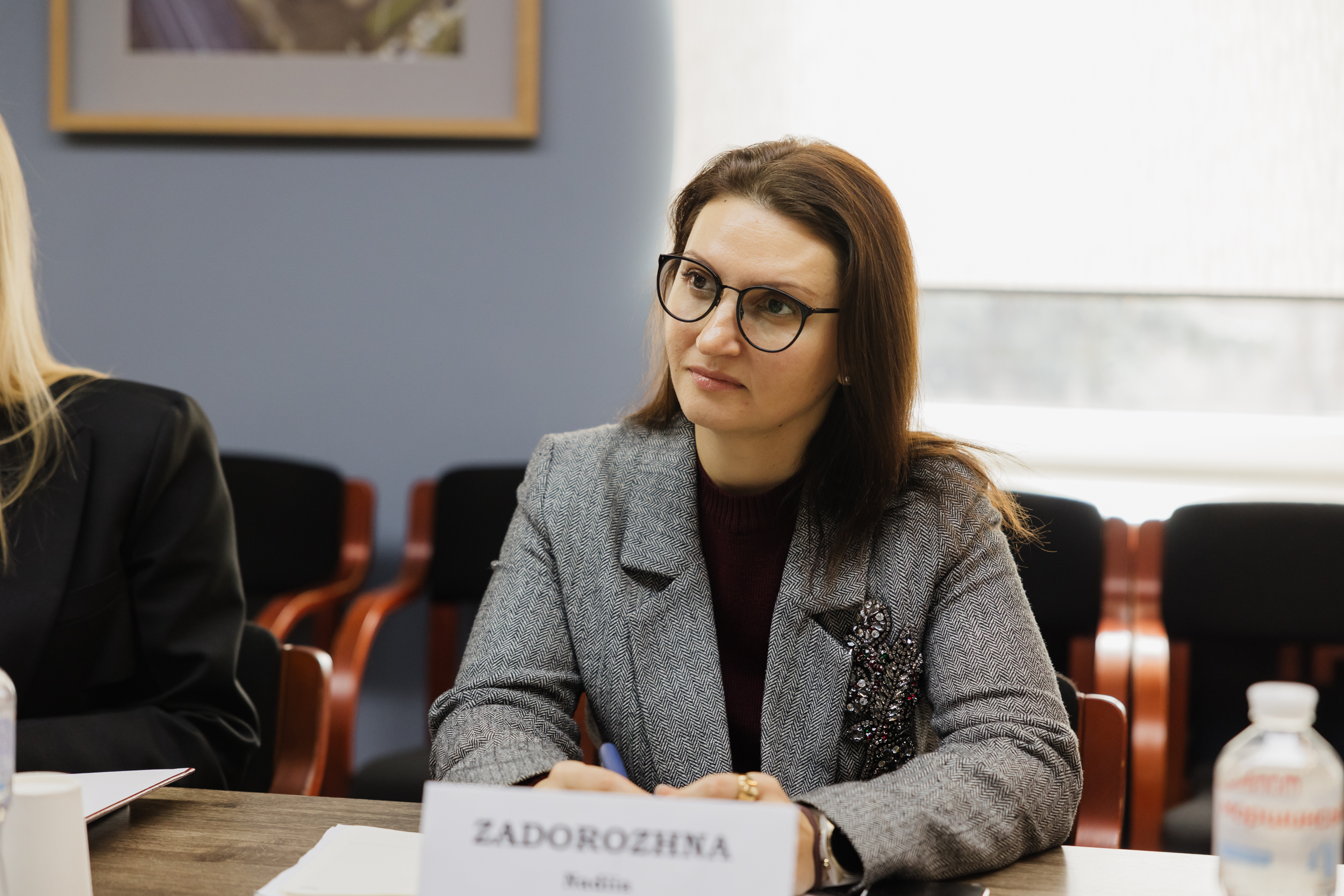 Заступник начальника ОВА Надія Задорожна 