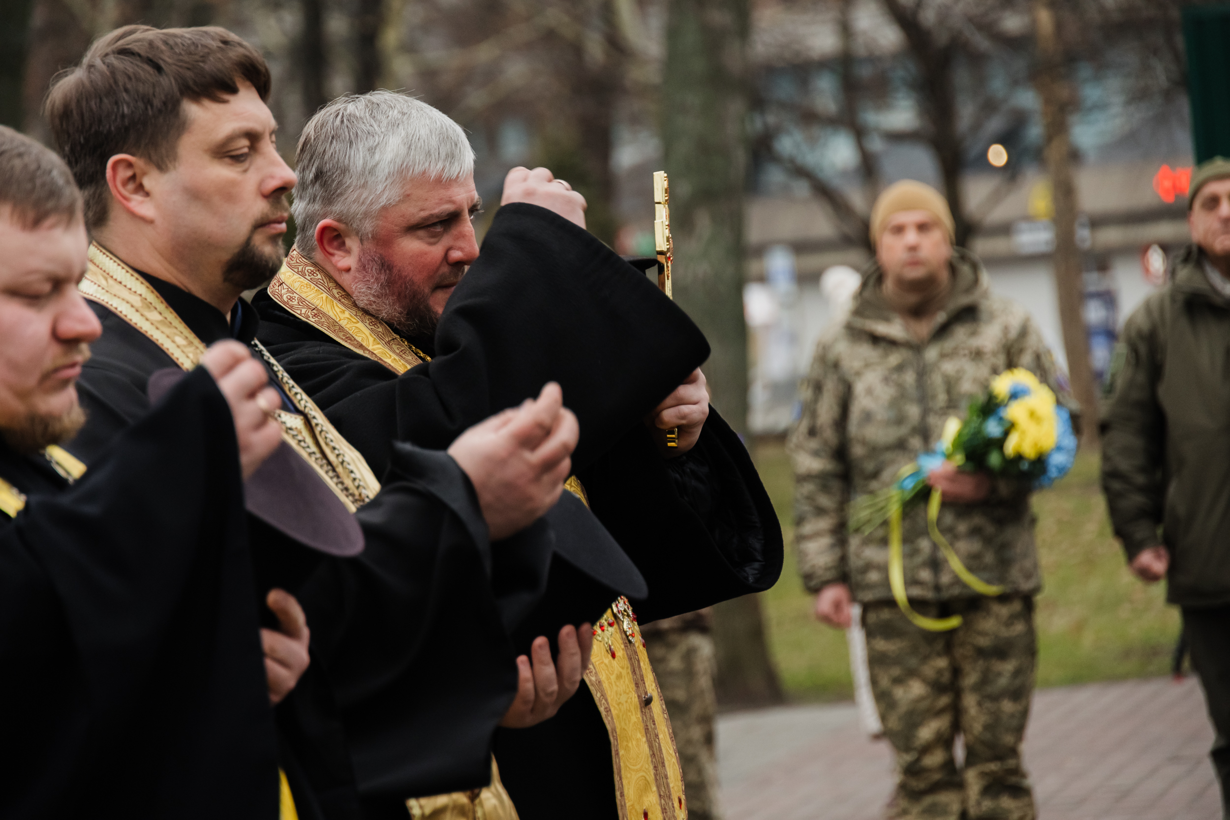 Представники духовенства провели молебень