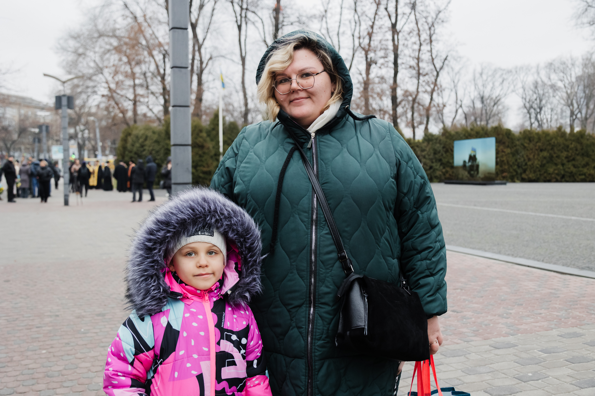 Дніпрянка Ксенія разом із донькою 