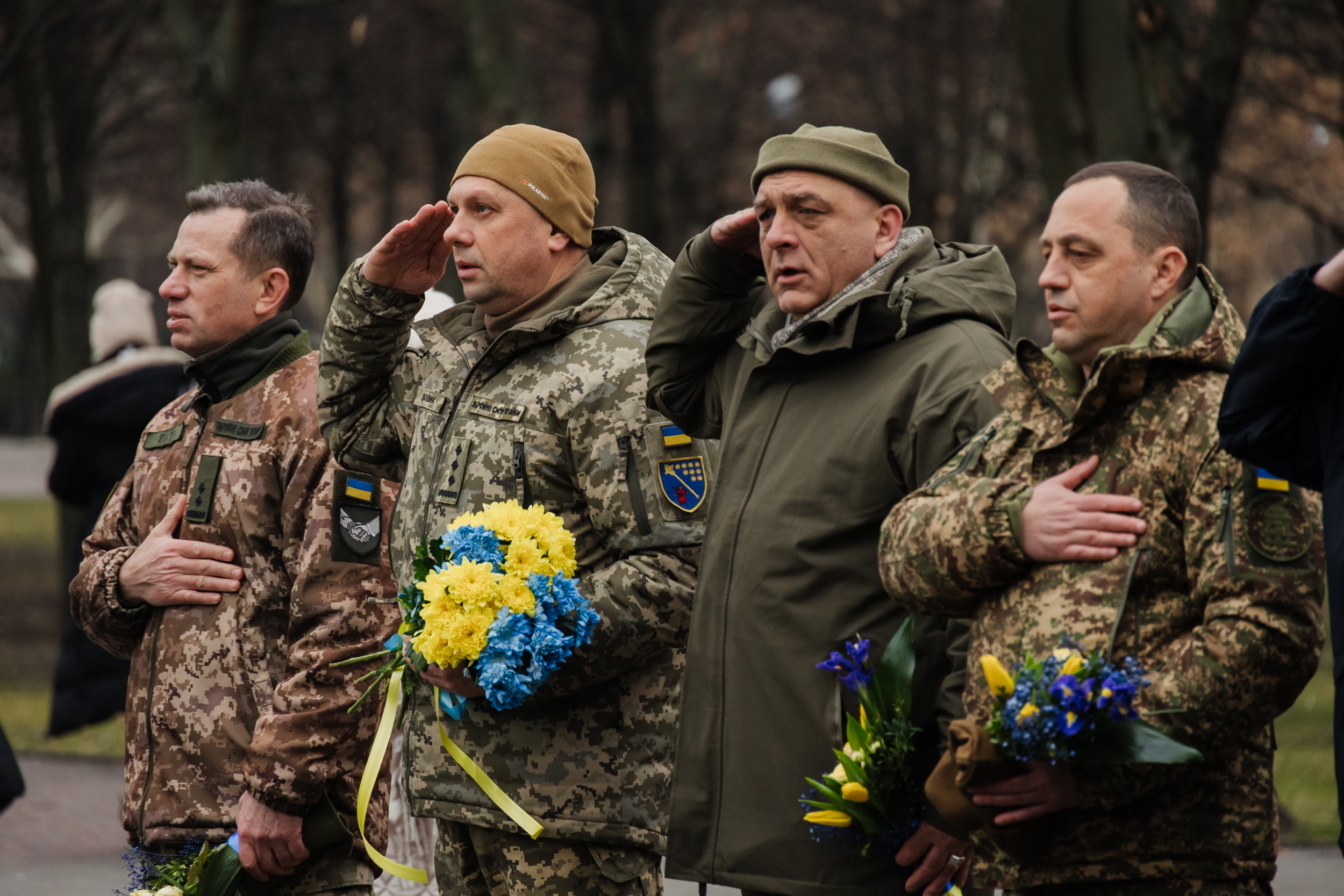 Військові вшанували загиблих 
