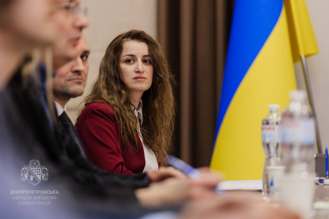 Учасниця зустрічі від Дніпровської Політехніки