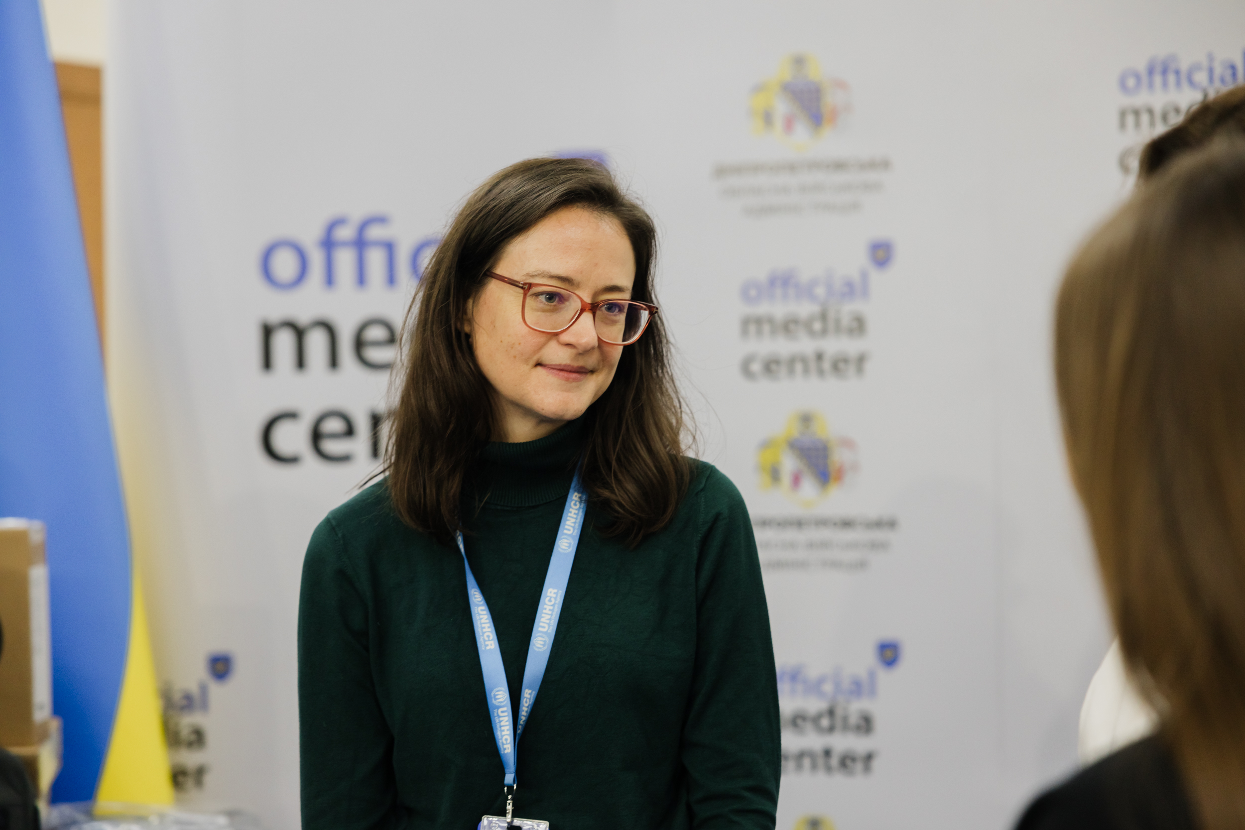 Старша радниця із питань захисту Офісу УВКБ ООН у Дніпрі Полін Хілмі