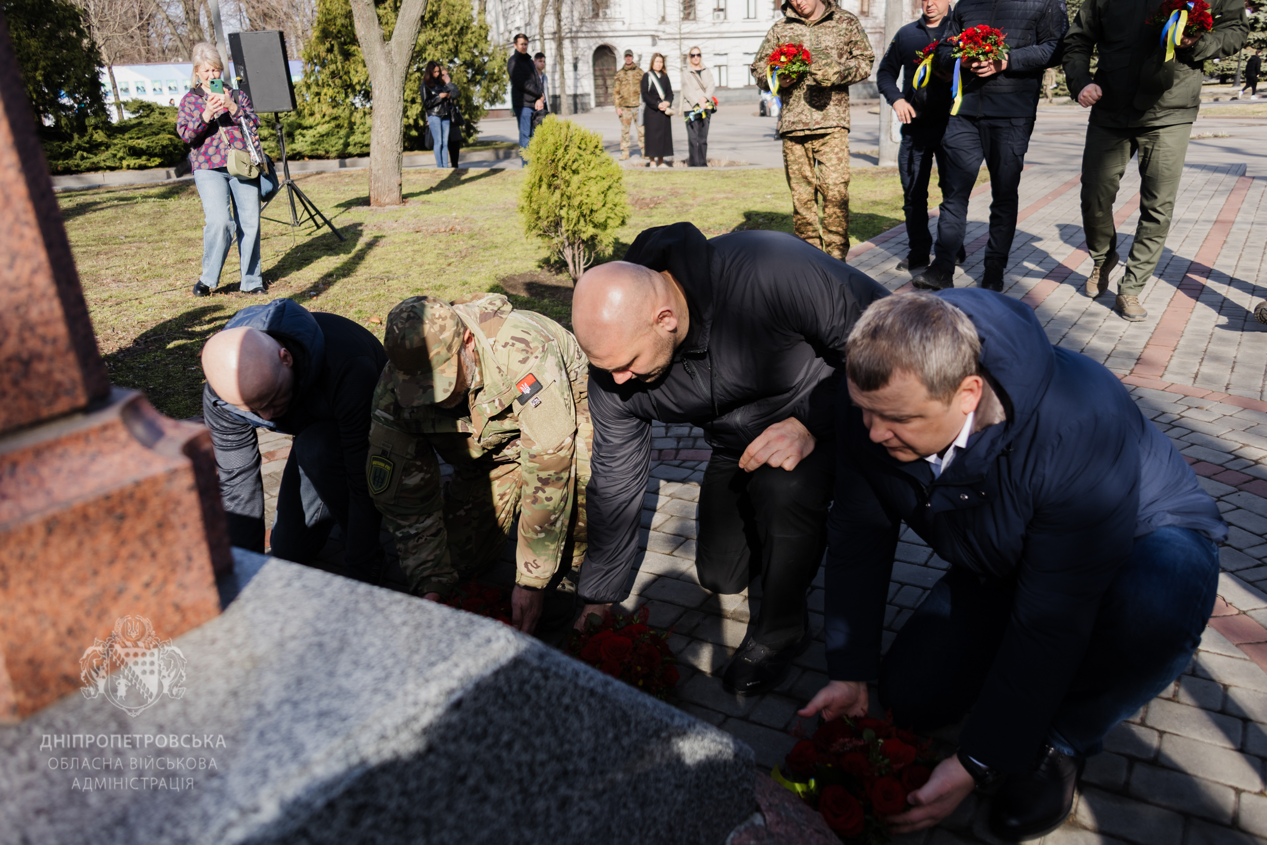 Вшанування добровольців, які віддали свої життя