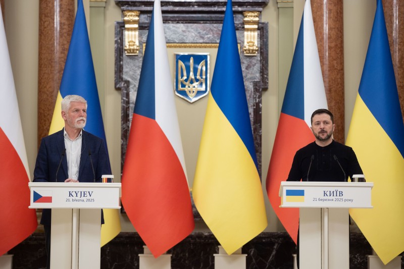 Президент України Володимир Зеленський та Президент Чехії Петр Павел