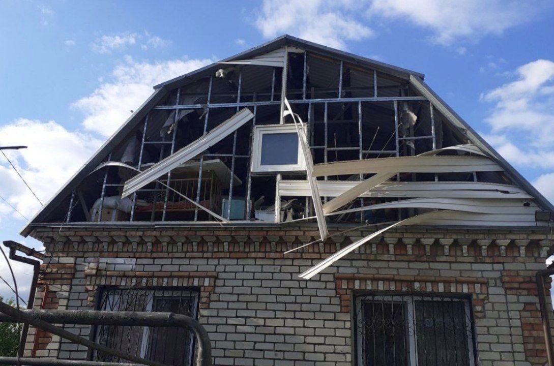 У будинку понівечений другий поверх 