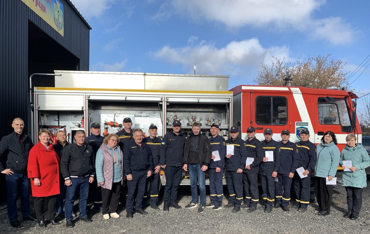 Загальне фото пожежної команди 