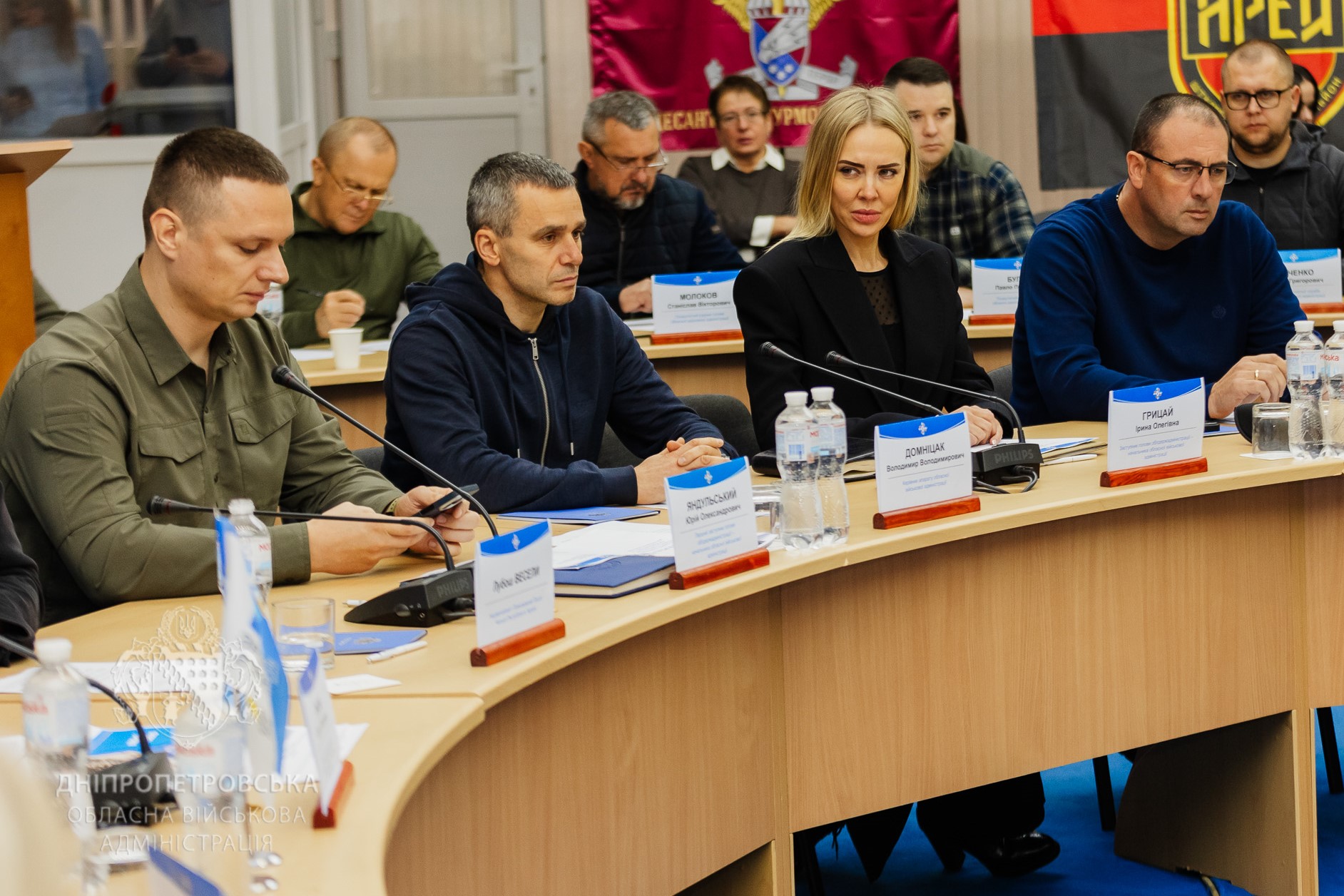 Перший заступник очільника області Юрій Яндульський та заступники – Володимир Домніцак, Ірина Грицай, Владислав Гайваненко