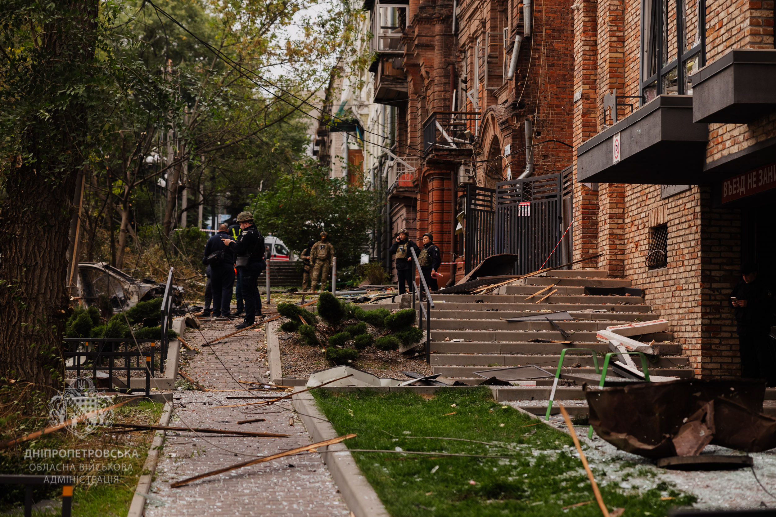 Вулиця у руїнах.