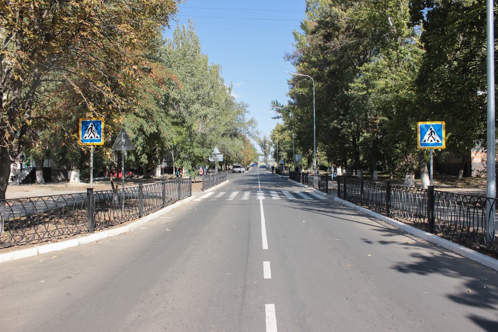 Отремонтированная улица Лизы Чайкиной в Покрове