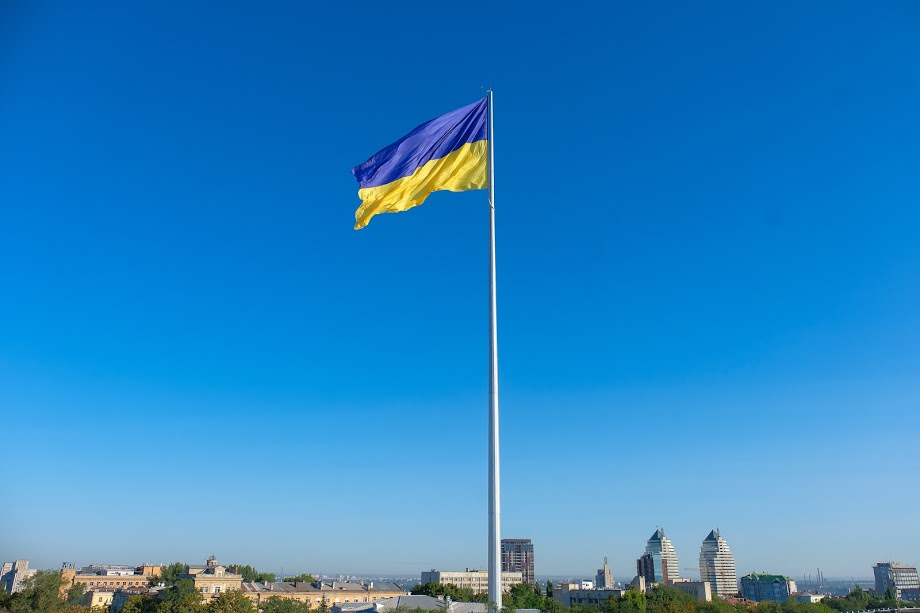 Самый высокий в Украине флагшток, на нем – самый большой флаг